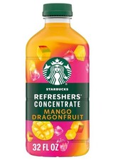 Starbucks Refreshers Concentrate Mango Dragonfruit, Refreshing Drink, Cold Drink