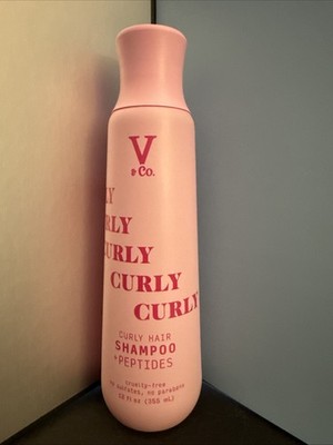 V&Co. Beauty Curly Hair Shampoo with Peptides, 12 Fl. Oz.