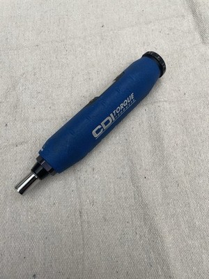 CDI MICRO ADJUSTABLE SCREWDRIVER  401SM RANGE 5-40 INCH POUNDS 1/4 INCH