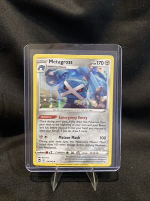 Metagross 119/195 Reverse Holo Rare Pokemon Silver Tempest