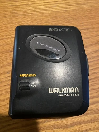 Sony Walkman WM-EX102 Cassette Player Mega Bass Portable Music UNTESTED AS_IS