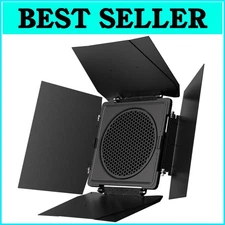 Professional 8-Leaf Bowens Barn Doors for Enhanced Light Control & Effects