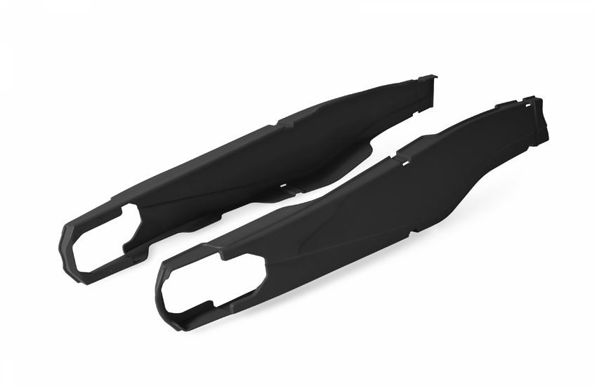 POLISPORT Swingarm Protectors (Black) To Fit Honda CRF 450R 17-18