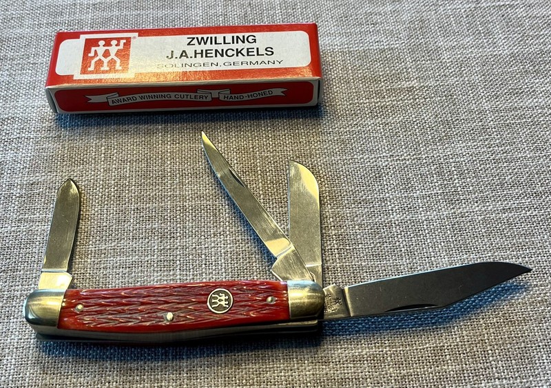 J.A. Henckels Zwilling 4 Blade Stockman Knife HK-25-AULF