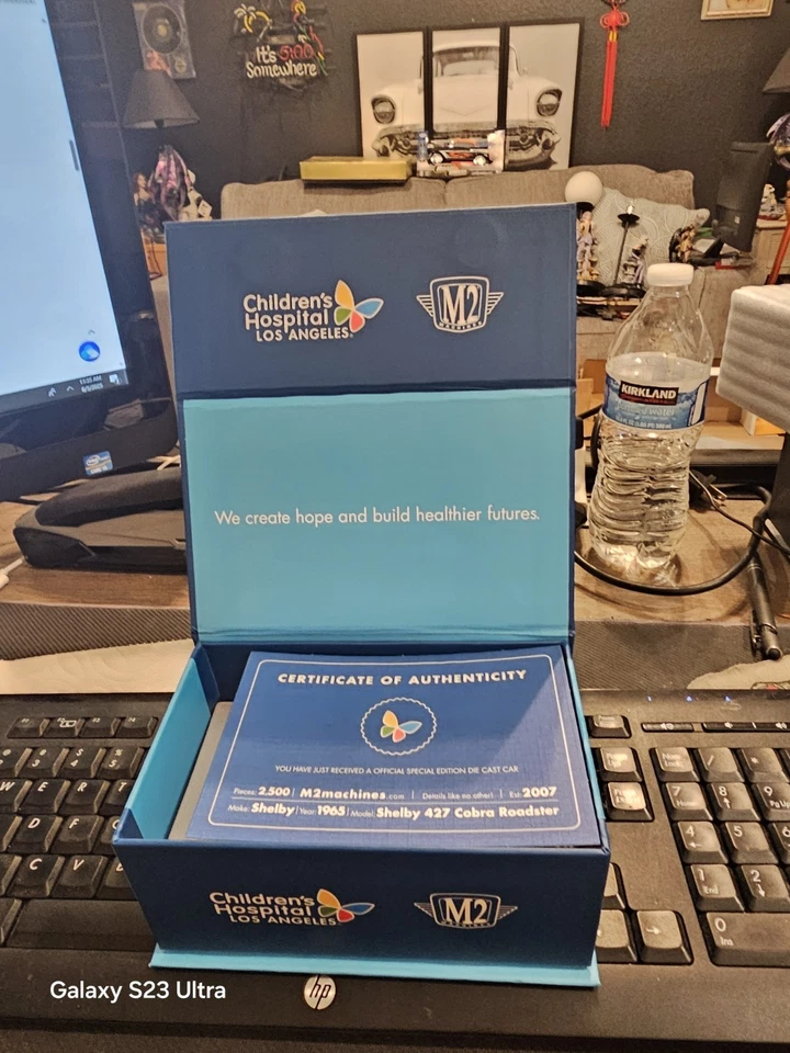 M2 MACHINES 1965 Shelby Cobra 427 Roadster Charity Car CHLA 1/2500 IN HAND - Image 4 of 4