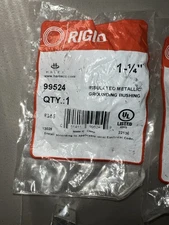 Lot of 11 Halex 1-1/4” Insulated Metallic Grounding Bushings w/ Lugs – New