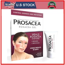 Prosacea GEL Rosacea Treatment Homeopathic Gel Sulphur .75 oz ( 3 pack )