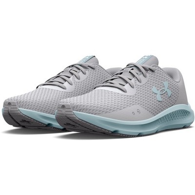 Under Armour 3024889 Women's UA Charged Pursuit 3 Shoes, Halo Gray/Blue, SZ 9.5