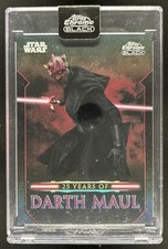 2024 Topps Chrome Black Star Wars Maul 25 Years of Darth #DM-17