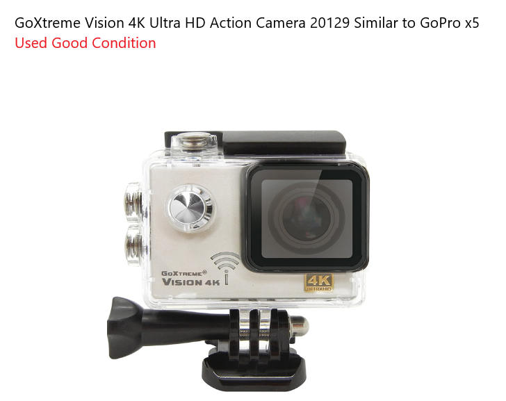 Batterie Pour GoXtreme Action Cam, Batterie Pour Vision 4K For4k 1050mah