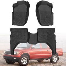 3d Tpe Floor Mats Liners Cover For 2001 2002 2003 2004 Toyota Tacoma Double Cab