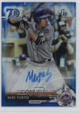 2017 Bowman Draft Blue Refractor 70th Anniversary /70 Mark Vientos Auto w5p