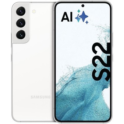 Samsung Galaxy S22 5G - 128GB - Phantom White (Ohne Simlock) (Dual SIM)