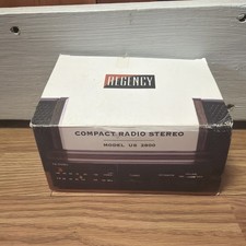 Regency MINI STEREO AM-FM Compact Radio Component System Model US 2800 VGC