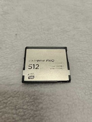 SanDisk 512GB Extreme PRO 525MB/s CFast 2.0 - Fair Condition; casing is damaged