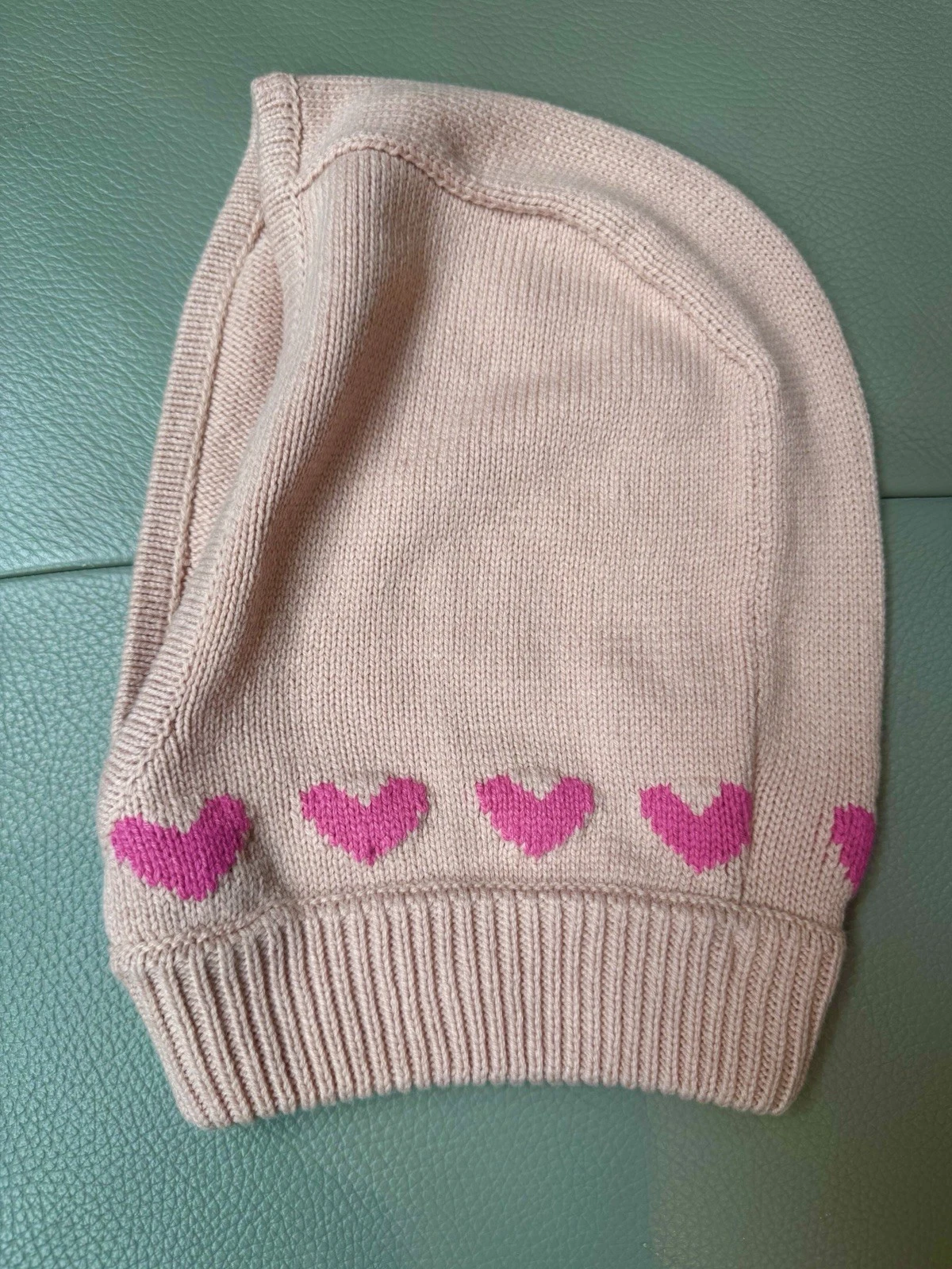 NEW Knitted balaclava Hat Girls 4-5 Years Winter hood hat, Helmet liner