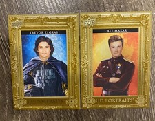 2023-24 Upper Deck UD Portraits Cale Makar And Trevor Zegras