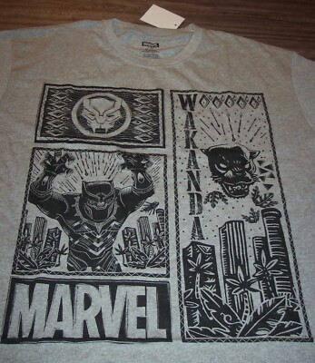 THE BLACK PANTHER Marvel Comics Wakanda T-Shirt MENS MEDIUM NEW w/ tag