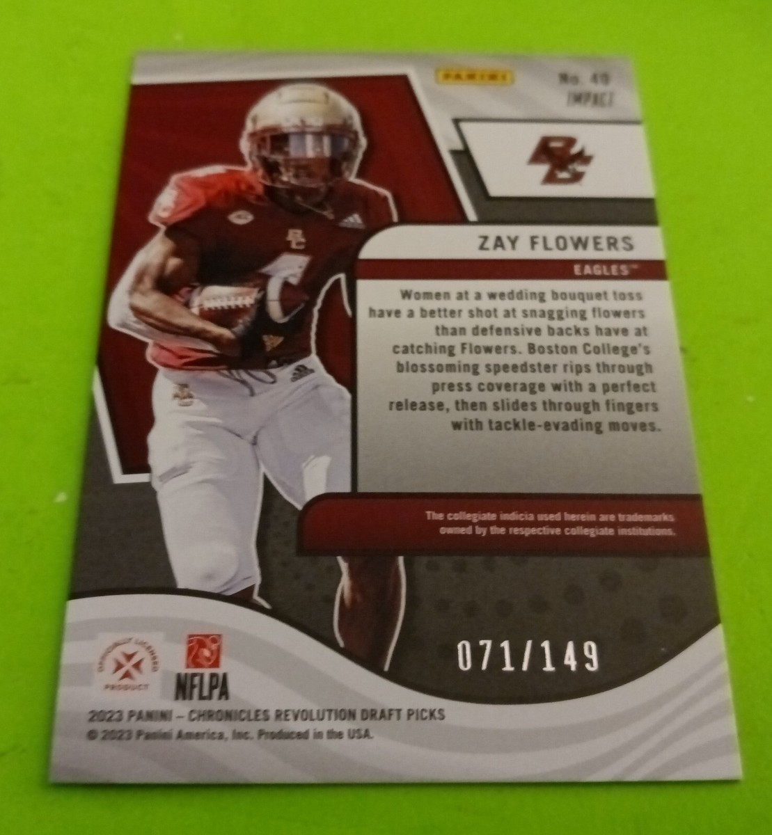 2023 Panini Chronicles Revolution Impact Parallel ZAY