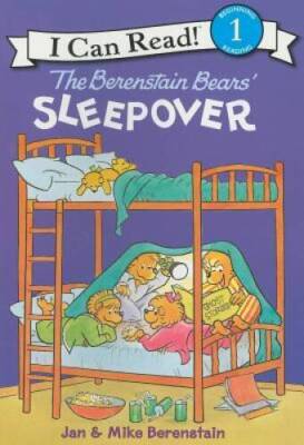 The Berenstain Bears' Sleepover (I Can Read Level 1) - Paperback - VERY GOOD
