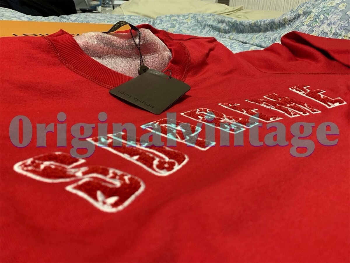 🔥SUPREME / LOUIS VUITTON ARC LOGO CREWNECK RED size XL🔥 | eBay 🔥SUPREME / LOUIS VUITTON ARC LOGO CREWNECK RED size XL🔥 | eBay
