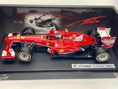 1:18 Hot Wheels Ferrari F138 #3 Fernando Alonso 2013 BCK14 | eBay