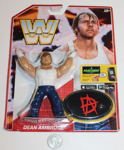 New 2017 Dean Ambrose WWE Retro WWF Series 3 MOC A...