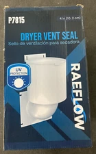 Raeflow Dryer Vent Cover 4 inch UV RESISTANT Outdoor Dryer Vent Cover Seal P7815