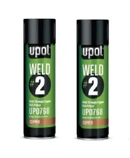 UPOL UP0768 WELD#2™: Weld Through Copper Rich Primer Aerosol 450ml (2 Pack)