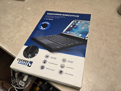 Cooper Touchpad Executive Universal Bluetooth Keyboard Folio 9-10.5'' Color-Black