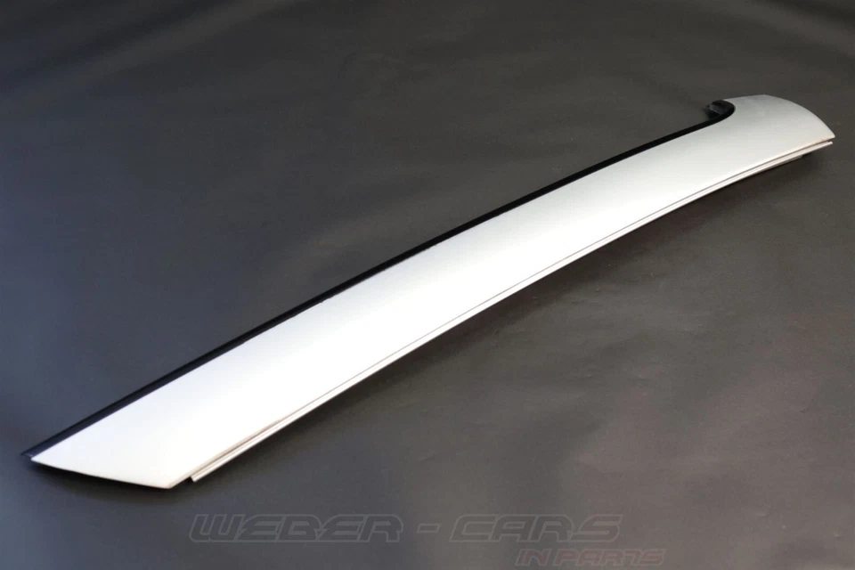 8H0853265A moldura izquierda pilar A parabrisas 1L1 aluminio mate OEM Audi RS4 8H Foto 2 de 4