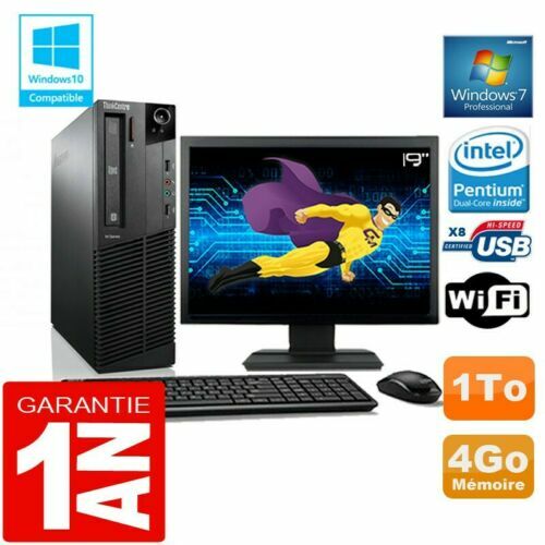 PC Lenovo M90 Tour – I5-650 – 16 Go RAM – SSD 480 Go – Windows 10 – Wifi – Reconditionné