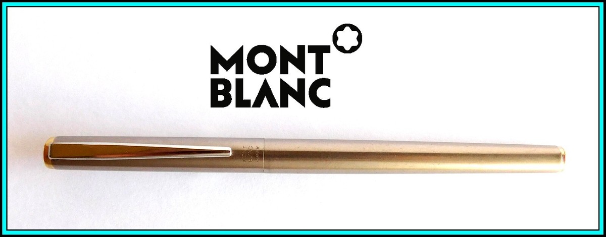 MONTBLANC NOBLESSE Fountain Pen MEDIUM Steel NIB - w/ Converter