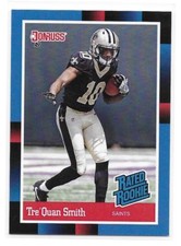 2018 Panini Instant NFL Tre'Quan Smith 1988 Rated Rookies Retro Rookie Card SP. rookie card picture