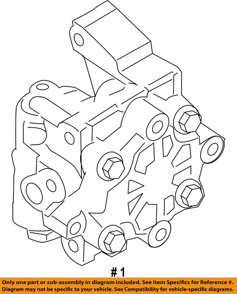 Used Power Steering Pump fits: 2013 Ford Transit connect from 01/17/11 Grade A Foto 4 de 4