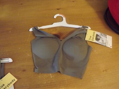 BRA True & Co. True Everybody V-NECK BRA sz XS wire free removable pads NWT