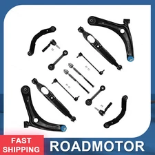 14x For 2007-2017 Jeep Patriot Front Rear Control Arms Sway Bar & Tie Rod Set