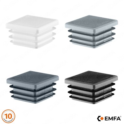 Tappi Terminali Per Tubi Quadrati 120x120 Mm - Confezione Da 5 Pezzi Neri In Plastica Resistente - Foto 13