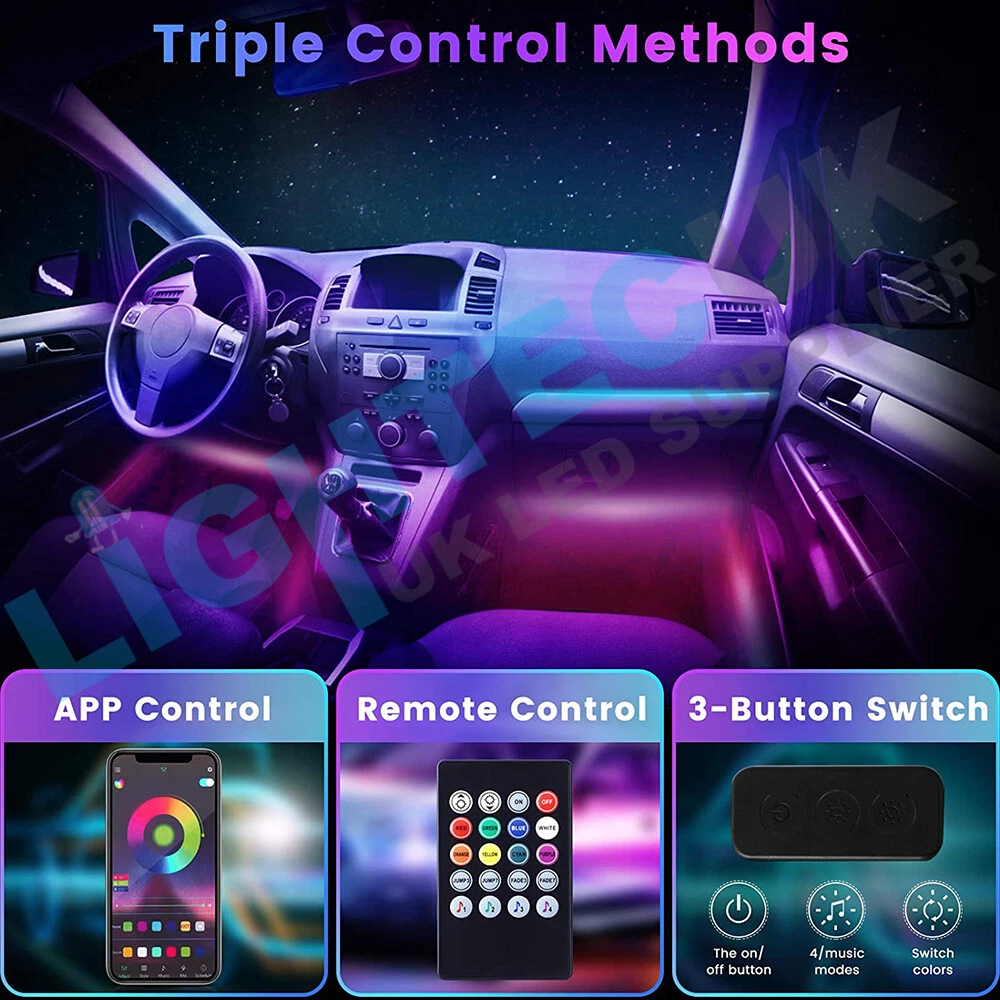 Wireless discount footwell lights