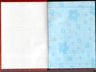 RED PATTERN NOTEBOOK/DIARY.  Approximately 100 pg HC. VERY GOOD. FREE SHIPPING! — photo 4