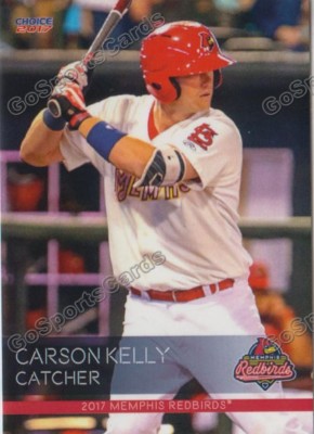 2017 Memphis Redbirds Carson Kelly RC Rookie St Louis Cardinals | eBay