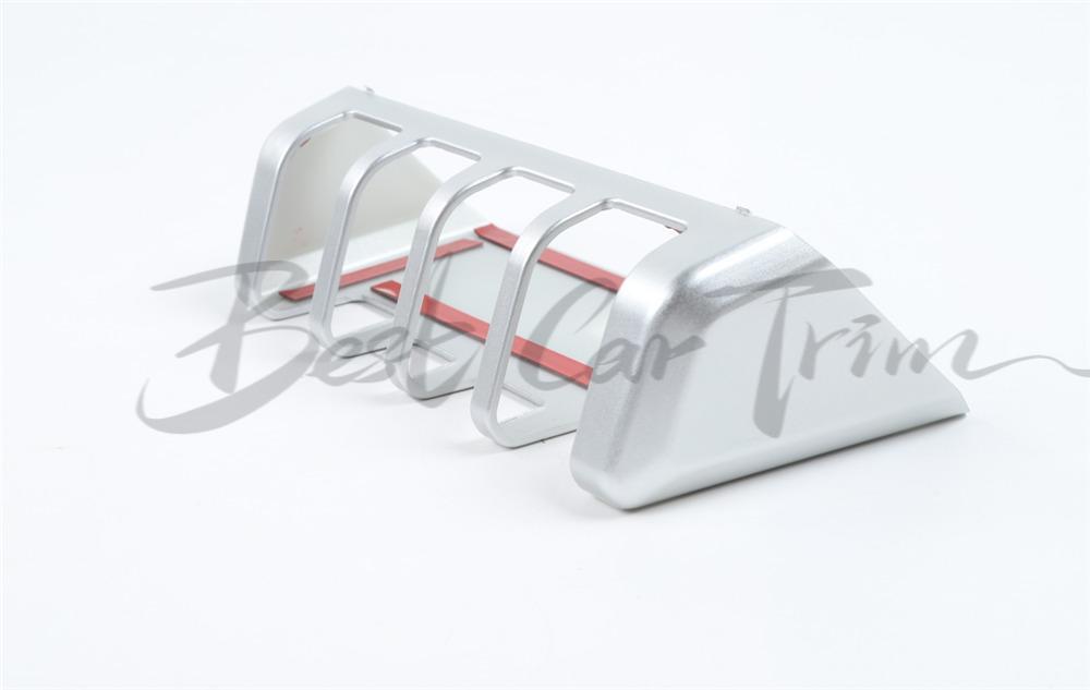 Silver ABS Window Lift Switch Button Panel Trim Cover For Suzuki