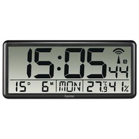 Hama Funkuhr Tischuhr Wanduhr Jumbo Digital Dcf Kalender Thermo-/Hygrometer Sw