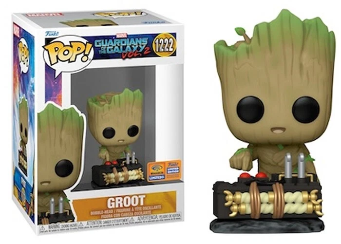 2023 Wondercon Exclusive Funko Pop! Marvel Guardians of the Galaxy Groot  #1222