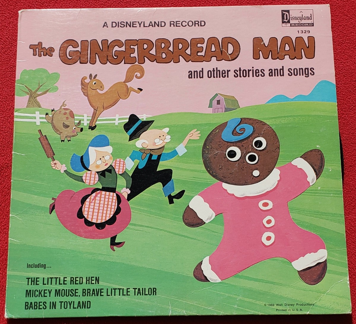 The Gingerbread Man And Other Stories And Songs LP 1969 Original