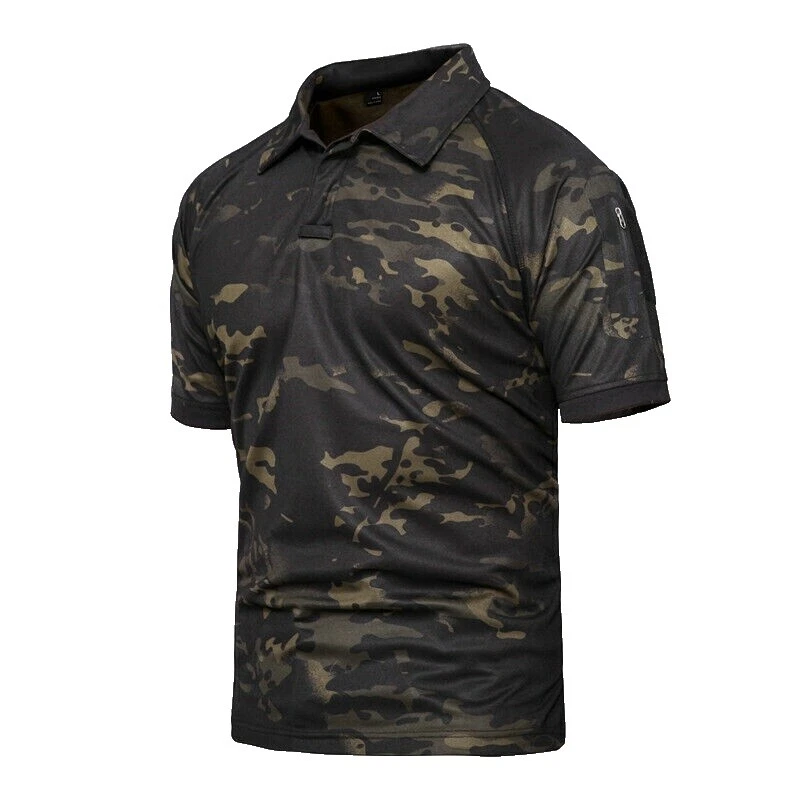 HAWK Short Sleeve Black Shirts for Men