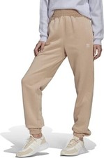 New Adidas Womens Extra Small Tan Adicolor Essentials Fleece Joggers