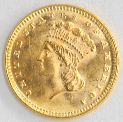 United States 1873 $1 Dollar Liberty Head .900 Fine Gold Philadelphia Mint Coin