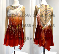 Figure skating competition performance costume/can be customized
