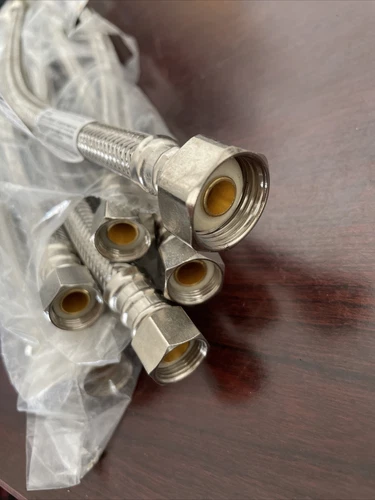 Lot of 9  PROFLO PFX146323 3/8" COMPRESSION FAUCET SUPPLY LINE - Picture 3 of 5